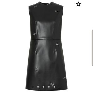 Burberry faux leather dress